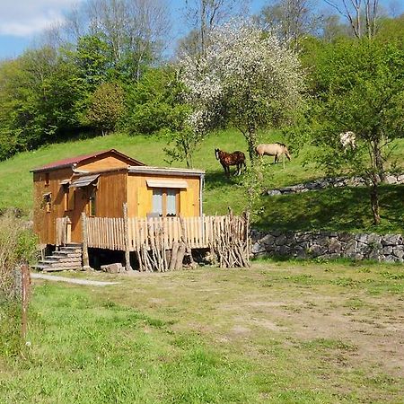 La Roulotte Du Bucheron Lapoutroie Exteriör bild